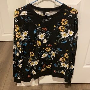 H&M Floral Crewneck BRAND NEW